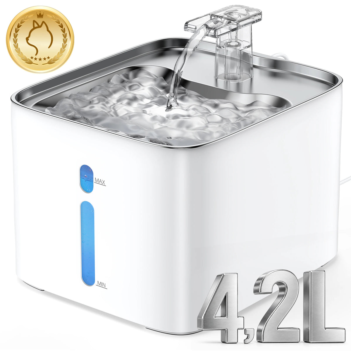 Fontaine à eau de 4,2 litres