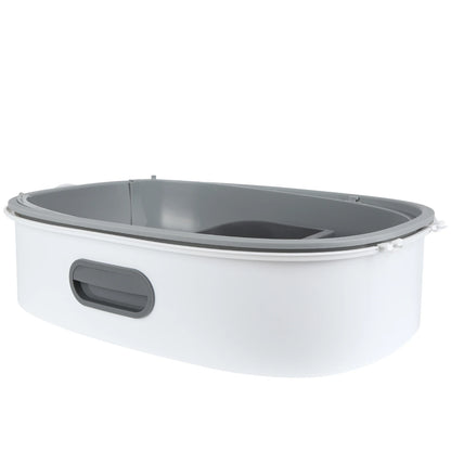 Maison de toilette ouverte pour le nettoyage